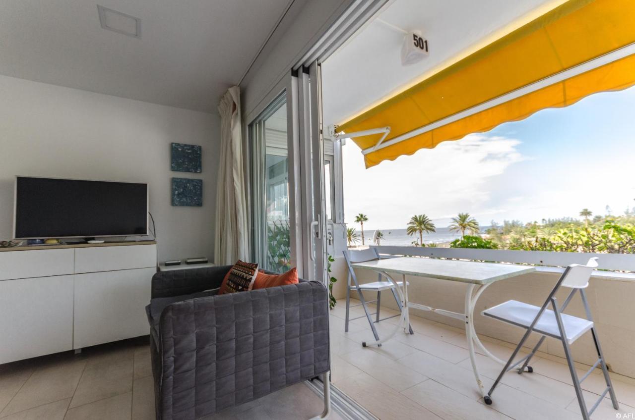 Holiday Apartment With Direct Sea Promenade Access Maspalomas  Eksteriør bilde